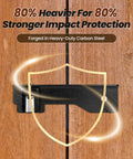 Heavy Duty Flip Gate Latch Crafted From Reliable Carbon Steel For Barns And Wood Fences Precision Machined Hardware installed on wood.