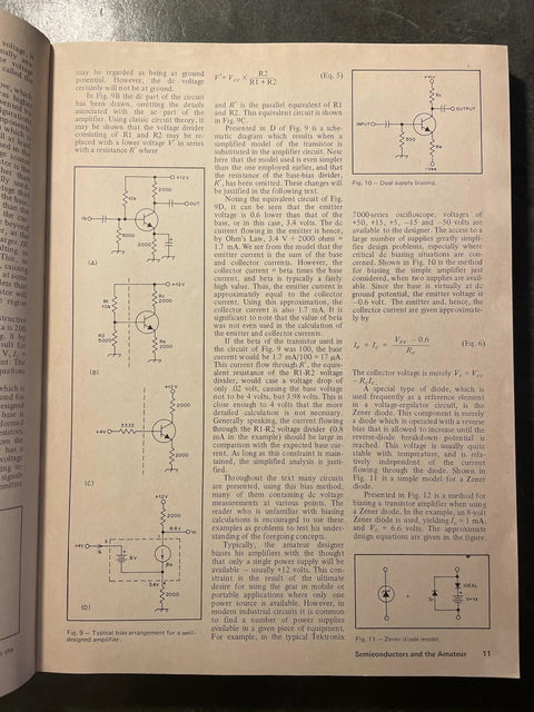 Page from 'Solid State Design For The Radio Amateur A Practical Ham Radio Handbook With Real World Schematics' showing circuit diagrams.