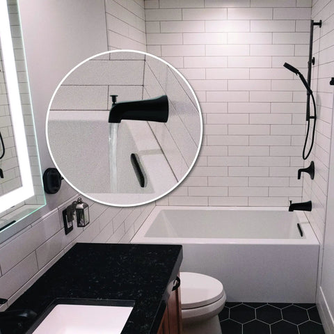 Matte Black Diverter Tub Spout 11079 Replacement For Worn Out Tub Faucet Easy Install And Modern Style Upgrade For Your Bathroom