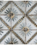 Harmonia Marrakech Blue 13x13 Ceramic Tile For Floor And Wall Use, Glazed With Subtle Texture And Low Sheen Design