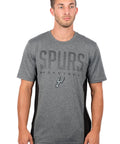 Officially Licensed NBA San Antonio Spurs Tee For Men Women Heather Charcoal Super Soft Supreme Unisex Comfort Fit Small