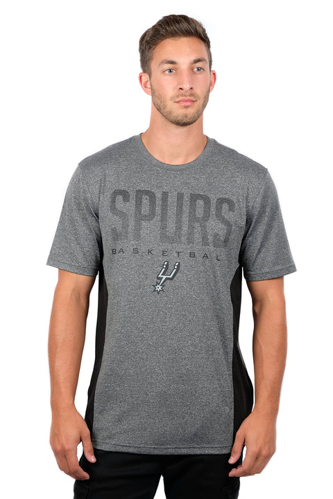 Officially Licensed NBA San Antonio Spurs Tee For Men Women Heather Charcoal Super Soft Supreme Unisex Comfort Fit Small