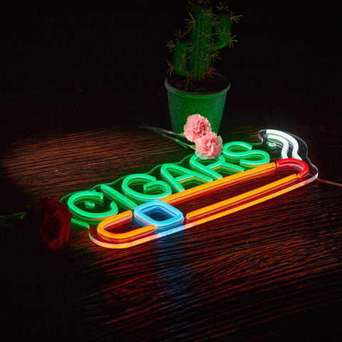 Dimmable Neon LED Sign For Bar And Home Dope Vibe Night Light With USB Adjustable Brightness Flexible Silicone Tube Wall Art