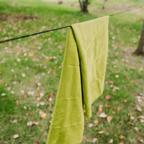 Ultra Absorbent Quick Dry Microfiber Towel For Travel On The Go Camping And Sports In Coyote Large 30 By 50 Inches Lightweight And Packable With Snap Loop For Easy Hanging Dry Ideal For Beach Gym Backpacking And Outdoor Adventures hanging outdoors