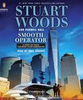 Smooth Operator By Stuart Woods Paperback Edition cover featuring skyscrapers and yacht, thrilling political mystery adventure.