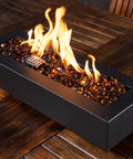 Tabletop Firebowl Fire Pit With Smokeless Odorless Flame Dope Push Button Ignition 33,000 BTU Heat