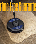 12 Inch Pressure Washer Surface Cleaner Attachment For Up To 2500 PSI cleaning concrete surface, grime-free guarantee
