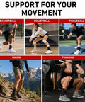 Adjustable Lace Up Ankle Brace For Women And Men, Sprained Ankle Support And Injury Recovery, displayed in sports activities