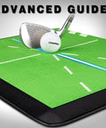 8x17 Inch Premium Impact Golf Mat Upgraded Version With Path Feedback For Practice And Hitting Pro Grade Build Rubber Backing