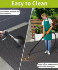Oil Spill Mat For Garage Floor Under Car 96 By 48 Inches Absorbent With Waterproof Backing in outdoor cleaning demonstration