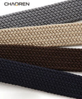 Stretch Belt For Men Braided Elastic Golf Belt 1 3 8 Inch Adjustable Everyday Wear For Jeans And Shorts Durable Woven Nylon With Superior Texture And Casual Street Vibe showing various colors of woven nylon belts.
