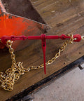 Heavy Duty Grade 70 Chain Transport Kit With 5/16 to 3/8 Inch Chains and Binders on a truck bed