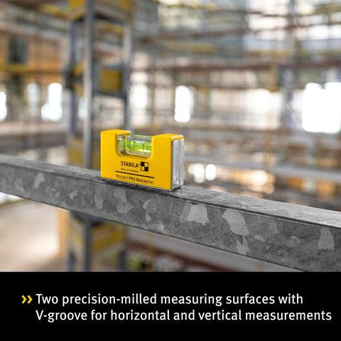 Slick Compact Magnetic Spirit Level Featuring Hardcore Rare Earth Magnet and Nifty Belt Clip, Precision Aluminum Vial Gauge Perfect for Tight Spaces and Drywall Work, Top Build Quality
