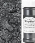 Pearlescent Graphite Pigment Dry Powder Pro Grade Artist Quality 4.5 Fl Oz Opaque Finish With High Lightfastness Easy To Disperse