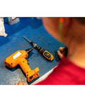 Quarter Inch Drive Torque Screwdriver With Pro Grade Build, Adjustable 10 To 50 Inch Pounds, on workshop table