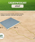 Heavy Duty 3x5 Foot Drag Mat For ATV UTV And Lawn Tractor Leveling Field Surface With Zinc And Steel Mesh Built Tough