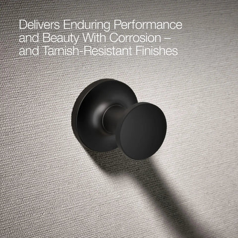 Purist 24 Inch Double Towel Bar In Matte Black With Solid Brass Construction And Corrosion Resistant Finish For A Sleek Modern Minimalist Bath Upgrade Coordinates With Purist Collection