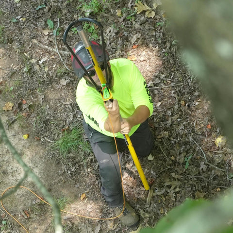 Big Shot Line Launcher Kit With Head And 8 Foot Reach For High Accuracy Tree Trimming And Line Placement Includes Pro Grade 4 Ft Base Pole And 4 Ft Extension Pole Ideal For Arborists And Utility Clearance