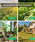 3 Pack Soil Moisture Sensor With Capacitive Probe For Garden Beds And Potted Plants, applicable settings like greenhouse, outdoor, indoor, courtyard