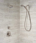 Three-Function Shower Diverter Trim Kit In Stainless Finish For Easy Water Control, DIY-Friendly, 3-Setting Handle, Trim Kit Only