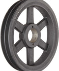 FHP Sheave With MST Bushed, Two Grooves For 3L 4L Or A Belt, V Belt Compatible, 1 5/8 Inch Bore, Class 30 Gray Cast Iron, 18.25 Inch OD