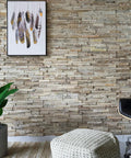 Rustic decor featuring 3D Wood Wall Panels Set of 10 Reclaimed Barnwood Planks for Rustic DIY Wall Decor Weathered White Finish