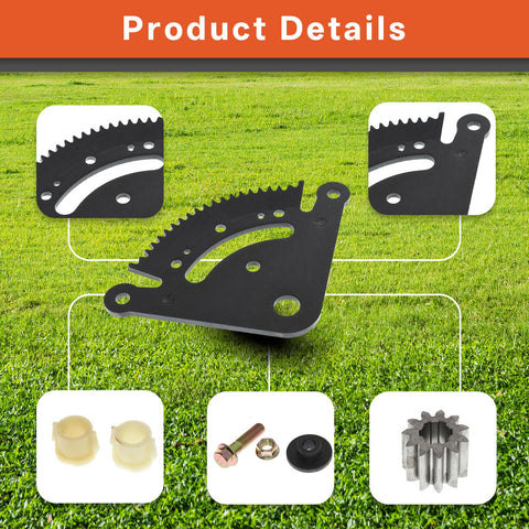 Steering Sector Pinion Gear With Bushings Replacement for D100 D105 D110 D120 D125 Tractors and Lawn Tractors with gear plate