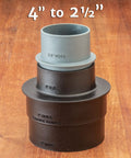 Stacking Dust Port Adapter Set 3 Piece For Dust Collection Hose And Tools Easy Fit Vacuum Adapters Glass Reinforced Polypropylene For Woodworking Pro Grade
