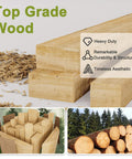 Top grade wood planks showcasing heavy-duty, durable structural timber with natural finish; includes wood shavings and logs.