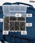 300 Pack Fishing Snap Swivels Tackle Barrel With Safety Snaps Beefed Up High Carbon Steel Nickel Coated For Saltwater And Freshwater Use Corrosion Resistant Long Lasting Two In One Rotating Fittings For Quick Replacement. 300pcs case, 50pcs each size