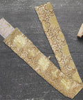 Silk Brocade Carrying Bag With Tassel 53 Inch Sword Case For Katanas Tai Chi Broadswords Wakizashi And Cosplay Gear