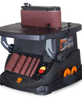 Powerful Heavy Duty Oscillating Belt And Spindle Sander With Four By Twenty Four Inch Belt And Drums From One Half To Two Inches