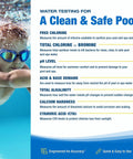 Straightforward 9-In-1 Dpd Pool Spa Water Testing Kit With Hardshell Carry Case showing chlorine and pH testing information