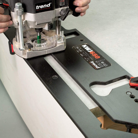 Heavy Duty Kitchen Countertop Routing Jig For Twenty Five And A Half Inch Countertops With Peninsular Cut CNC Machined