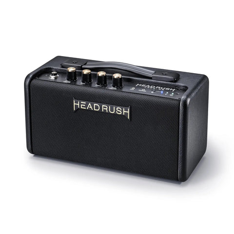 FRFR-GO Portable 30W Guitar Amp For Electric And Bass With Dual 3 Inch Speakers, Bluetooth, Rechargeable Battery, black design