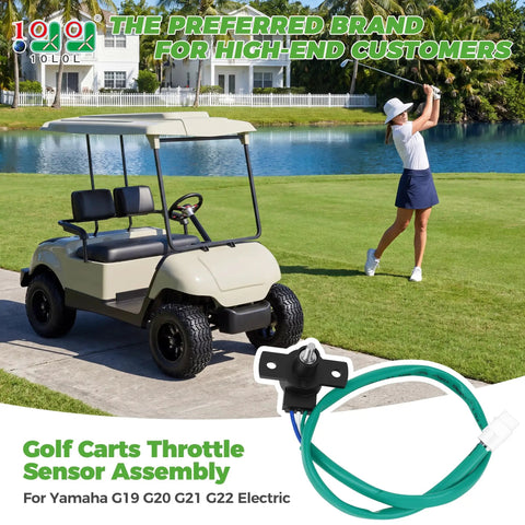 Throttle Sensor Replacement For Yamaha Electric Golf Carts G19 G20 G21 G22 Direct Fit Easy Install OEM Cross Reference Durable Plug And Play Sensor For Smooth Acceleration And Reliable Performance. golf cart throttle sensor assembly with wiring for Yamaha G19-G22 electric carts