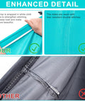 Enhanced detail of Two Pack XL Travel Laundry Bags With Drawstring Closure showcasing stitching quality and tear resistance.