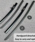 Plastic Training Katana Sword With Sheath For Role Play And Stage Performances Blunt Edge Practice Samurai Sword