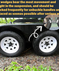 Beefed Up Trailer Shackle Kit For Tandem Axles Fits 3.5K To 6K Axles Up To 12,000 Lb GVWR on dual wheels
