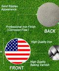 Golf Ball Markers With Hat Clip Set, Dope Assorted Pattern Markers And American Flag Design, Durable Iron Divot Tools diagram