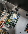 Close-up of automatic voltage regulator in Top Shelf Pto Generator With Auto Voltage Regulator And 16 Kw Continuous Power.