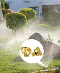 Brass Misting Nozzle Set For Low Pressure Systems, 40 Replacement Heads With 0.4 Mm Orifice, in garden use