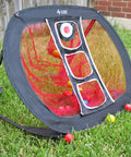 Chipping Net With Mat For Golf Practice, Pop Up Swing Trainer For Backyard Or Indoor Use, 33 X 26 X 20 Inch Practice Net On Grass