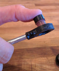 Universal Automatic Transmission Shift Cable Bushing Repair Kit Replacement Shifter Bushing installation close-up