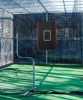 Heavy Duty Vinyl Backstop For Batting Cages 4 x 6 Feet Baseball And Softball Hitting And Pitching Backdrop Net Saver PVC Coated Backdrop For Backyard Practice in batting cage