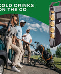 Golfers with Wild Golf Cooler Bag With Two Ice Packs Keeps Drinks Ice Cold For Hours Holds Six Cans Fits Discreetly In A Golf Bag