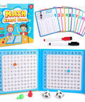 Magnetic Addition And Multiplication Game Board For Kids Ages 8 To 12, hands-on math manipulatives with cards and dice.