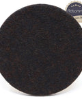 Heavy Duty Self Adhesive Felt Furniture Glides 16 Pack Brown Round Floor Savers Extra Thick Needle Felt Pads top view