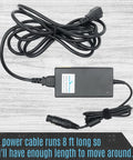 12V 10A AC Power Supply With 4 Pin XLR Female Connector Universal 100 To 240V Input Continuous Power Adapter with 8 ft cable