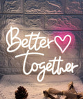 Neon Sign For Wedding Wall Decor LED Light Sign USB Operated Aesthetic Room Decor For Bedroom And Home Office Vibe Lit Gift